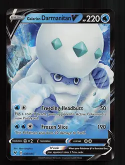 Galarian Darmanitan V 036/185 Holo Rare V Vivid Voltage Pokemon Near Mint - Image 1