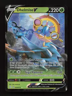 Dhelmise V 009/072 Holo Rare V Shining Fates Pokemon Near Mint - Image 1