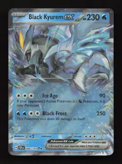 Black Kyurem ex 048/191 Double Rare Surging Sparks Pokemon Near Mint - Image 1