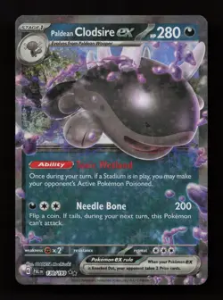 Paldean Clodsire ex 130/193 Double Rare Paldea Evolved Pokemon Near Mint - Image 1