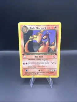 Pokemon Team Rocket 1st Edition Dark Charizard 21/82 Non-Holo NM - Image 1