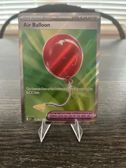 Pokemon Mega Evolution Air Balloon Ultra Rare Holo Trainer, #166/132 - Image 1