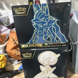 Pokemon TCG Mega Evolution Pokemon Center Elite Trainer Box ETB Set Of 2 - Image 1