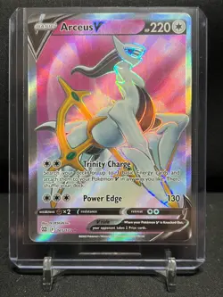 Arceus V 165/172 Full Art Ultra Rare Holo 2022 Pokemon Brilliant Stars NM - Image 1
