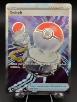 Pokemon TCG Switch 123/094 Phantasmal Flames Ultra Rare Holo Full Art NM - Image 1