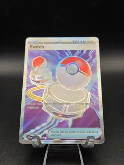 Pokemon TCG Switch 123/094 Phantasmal Flames Ultra Rare Holo Full Art NM - Image 2
