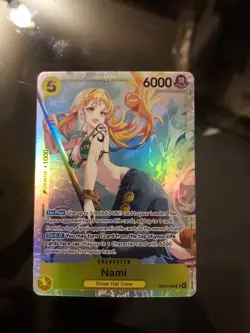 One Piece TCG - Nami ENGLISH EB03-053 HEROINES SR - Near Mint Pack Fresh - Image 1