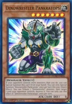 Dinowrestler Pankratops - DUDE-EN036 - Ultra Rare - 1st Edition - Lightly Played - Image 1
