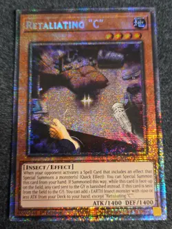 Yu-Gi-Oh! Retaliating "C" MP25-EN027 Starlight Rare 1st Edition NM - Image 1