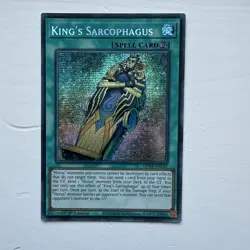 Yu-Gi-Oh! Dueling Mirrors King's Sarcophagus (Prismatic Secret Rare) MP24-EN125 - Image 1