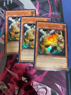 YUGIOH - DROLL & LOCK BIRD X3 - ULTRA RARE - RA02 - 1ST ED - NM - ALTERNATE ART - Image 1