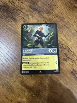 Disney Lorcana Calhoun - Marine Sergeant 191/204 Azurite Sea Regular NM - Image 1