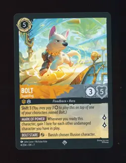 [NM] Bolt Superdog 4/204 • EN • 7 Archazia’s Island Disney Lorcana TCG - Image 1