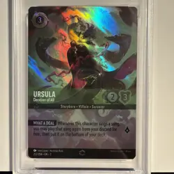 2024 DISNEY LORCANA EN 3 - URSULA - DECEIVER OF ALL - Enchanted #212 - PSA 10! - Image 2