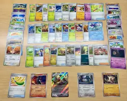 Prismatic Evolutions Pokemon Card Lot With Over 50 Cards. - Image 1
