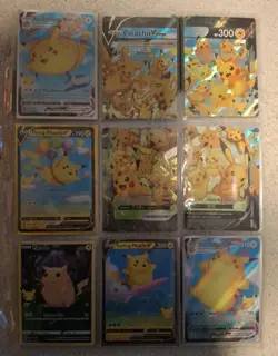 Pokemon Sword & Shield Celebrations Pikachu V-Union Black Star Promo Cards &More - Image 1