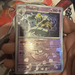 Pokemon TCG Dusknoir 037/131 Masterball Prismatic Evolutions Reverse Holo Card - Image 1