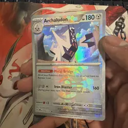 Pokemon TCG Archaludon 070/131 Masterball Prismatic Evolutions Reverse Holo Card - Image 1