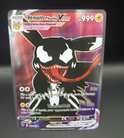 Pikachu Cosplay Deadpool Venom Wolverine Marvel Custom Art Card Holo Foil - Image 2
