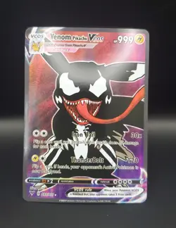 Pikachu Cosplay Deadpool Venom Wolverine Marvel Custom Art Card Holo Foil - Image 3