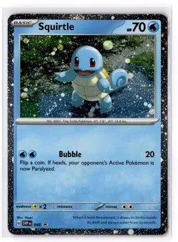 Squirtle - (Cosmos Holo) 048 SV: Scarlet & Violet Promo Cards Holo NM - Image 1