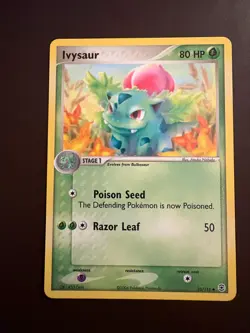 Pokemon Fire Red and Leaf Green 3 Card Lot Squirtle, Charmander, Ivysaur LP - Image 5