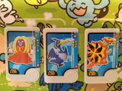 Jynx Cramorant Turtonator Mezastar Frienda Pokemon Card Japanese Pick Tag Tip - Image 1