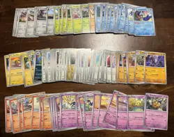 Surging Sparks 150 Pokemon Cards for the Pokemon Traiding Card Game (NO DOUBLES) - Image 1