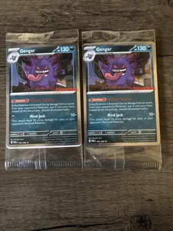Pokemon Gengar GameStop Promo Stamped Card English 050/088 SEALED X2 - Image 1