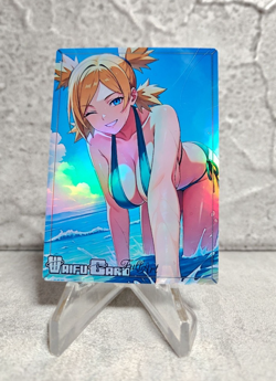 Temari Trading Card Waifu Goddess Story Anime Girl holo Karte Manga Full Art - Image 1