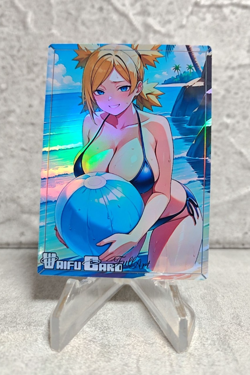Temari Trading Card Waifu Goddess Story Anime Girl holo Karte Manga Full Art - Image 1