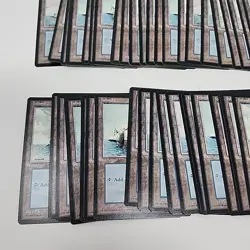 Lot of 78 Magic The Gathering MTG - Ice Age - Island Land Cards with Box NM/M - Image 3