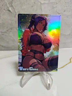 Yoruichi Trading Card Waifu Goddess Story Anime Girl holo Karte Manga Full Art - Image 1