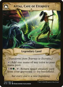 Journey to Eternity // Atzal, Cave of Eternity [Rivals of Ixalan] Near Mint - Image 2