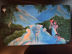 Rainbow Vale Kaja Foglio Signed Ultrapro Playmat 177/200 Kickstarter MTG - Image 1