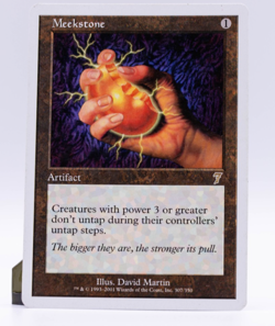 Meekstone Seventh Edition Rare Artifact MTG Near Mint - Image 1