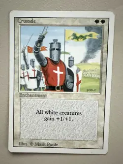 Crusade - MTG - REVISED (3rd) - ENGLISCH - ©1994 NM/M extra rare - Image 1