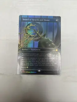 Sword Of Hearth And Home - P 0136 - TMNT Pizza Box Extended Alt Art Foil MTG - Image 1