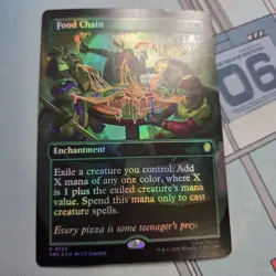 Food Chain Borderless FOIL - TMNT Ninja Turtles - MTG - PACK FRESH w/ PRINT LINE - Image 1