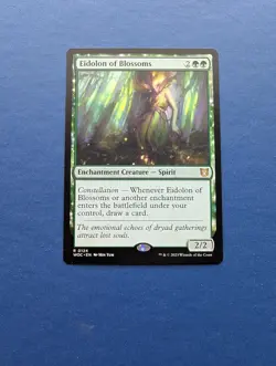 MTG Eidolon of Blossoms: Wilds of Eldarine Commander #124 – NM-MT+ - Image 1