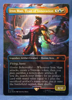 Iron Man, Titan of Innovation - MTG FOIL - Secret Lair Drop Marvel SLD - LP - Image 1