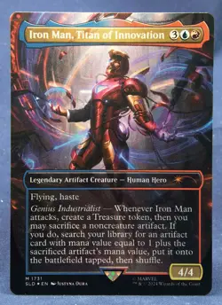 Iron Man, Titan of Innovation - MTG FOIL - Secret Lair Drop Marvel SLD - LP - Image 2