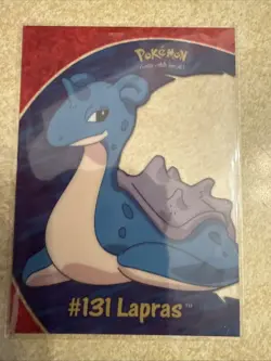 Lapras RARE NM clear card Pokemon (Topps Tv Animation) series 3 #PC10 #131🔥 - Image 1