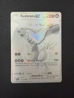 2025 Pokemon White Flare Reshiram ex 173/086 BWR Near Mint No Whitening! - Image 1