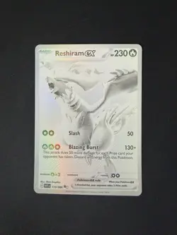 2025 Pokemon White Flare Reshiram ex 173/086 BWR Near Mint No Whitening! - Image 2