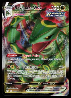 Rayquaza VMAX 102/159 Ultra Rare Crown Zenith Pokemon Card - Image 1