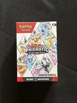 Pokemon TCG: Prismatic Evolutions Booster Bundle - 6 packs - Factory Sealed - Image 1