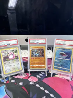 Pokemon TCG Slab Lot Of 3 Lucario Wigglytuff Wailord + Mystery High End Booster - Image 1