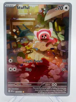 Pokemon Stufful 154/132 Illustration Rare Mega Evolution Base Set - Image 1