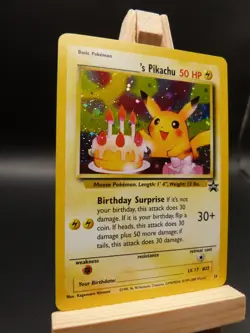Pokemon Black Star Promo Card - Birthday Pikachu # 24 - Image 3